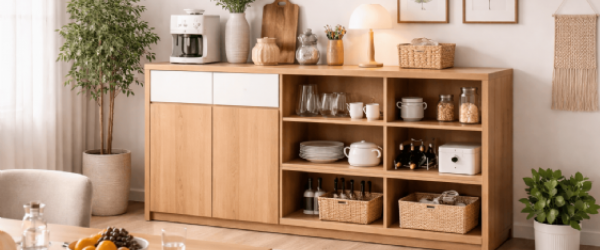 一座好餐邊櫃，讓餐廳更有質感！收納與機能一次升級